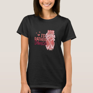 Ballerina Girl Ballet Barre Ballet Dancer Pointe S T-Shirt