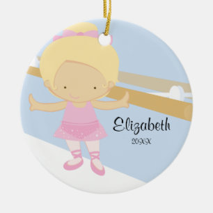 Ballerina Girl Ballet Dance Christmas Ornament