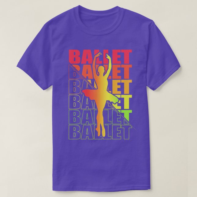 Ballerina Girl Ballet Dancing Dance 1 T-Shirt (Design Front)