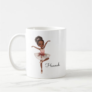 Ballerina Girl Custom Coffee Mug