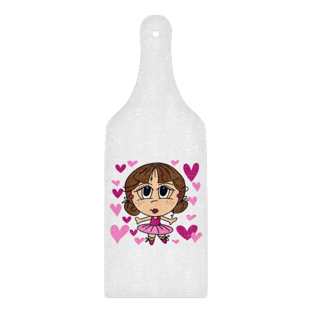 Ballerina Girl Cutting Board (Front)