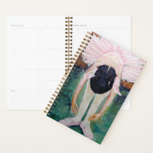 Ballerina Girl Impressionism Painting Planner