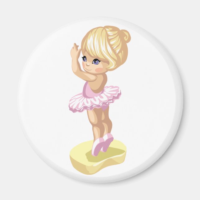 Ballerina Girl Magnet (Front)