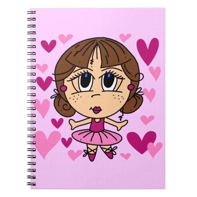 Ballerina Girl Notebook (Front)