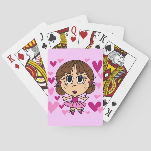 Ballerina Girl Playing Cards (Back)