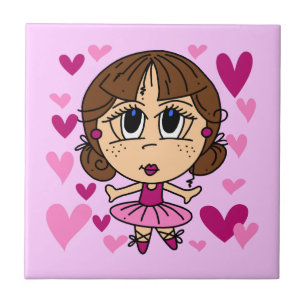 Ballerina Girl Tile