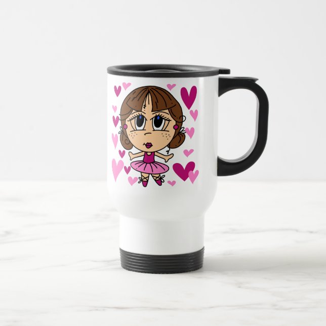Ballerina Girl Travel Mug (Right)