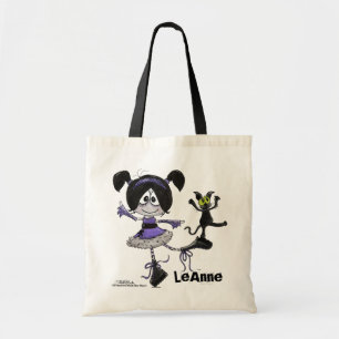 Ballerina Goth Style Tote Bag