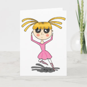 Ballerina Greeting Card