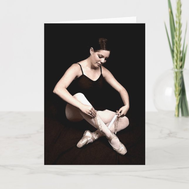 Ballerina Greeting Card (Front)