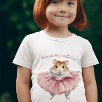 Ballerina Hamster Girls Personalised Birthday