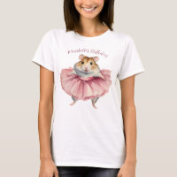 Ballerina Hamster Mama Dancer Girls Birthday