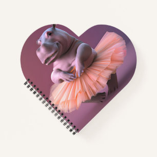 Ballerina Hippo Notebook