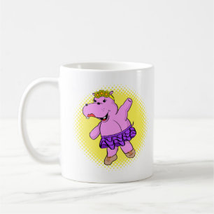 Ballerina Hippo With Tutu Coffee Mug