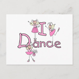 Ballerina I Dance T-shirts and Gifts Postcard