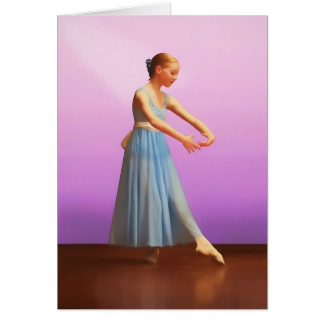 Ballerina in Blue (Front)