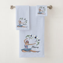 Ballerina in Blue Personal Name