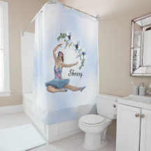 Ballerina in Blue Personal Name