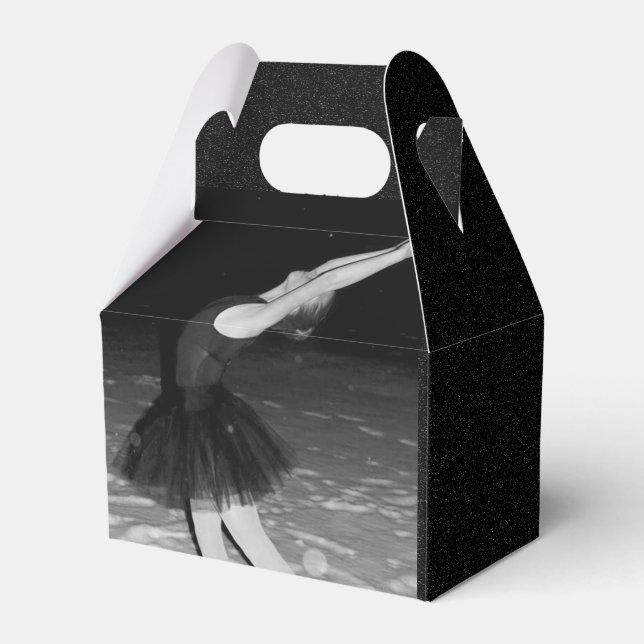 Ballerina in the Snow - Favour Box (Front Side)