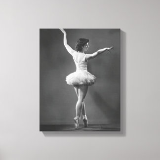 Ballerina in Tutu Canvas Print