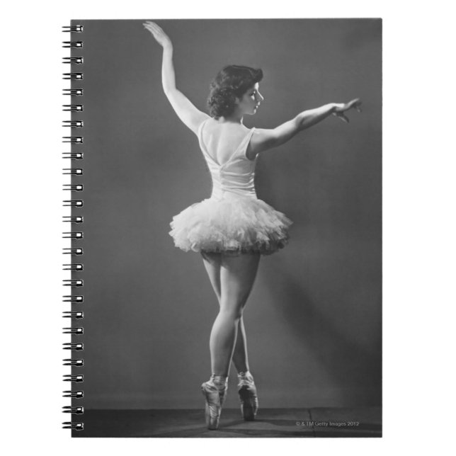 Ballerina in Tutu Notebook (Front)