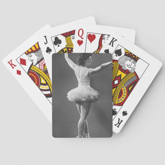 Ballerina in Tutu Playing Cards (Back)