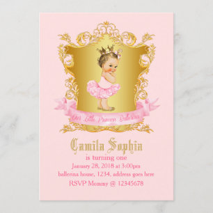 Ballerina Invitation
