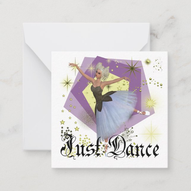 Ballerina - Just Dance Card (Front)