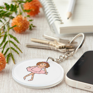 Ballerina Key Ring