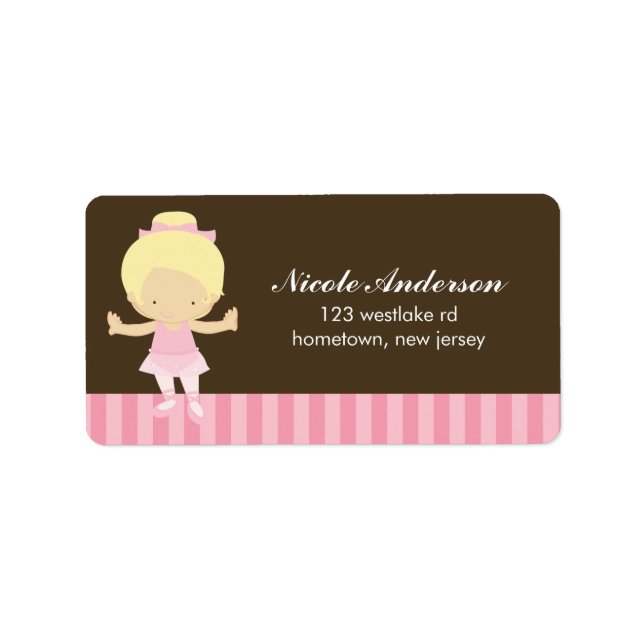 Ballerina Labels (Front)