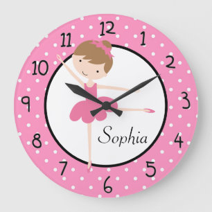 Ballerina Large Clock