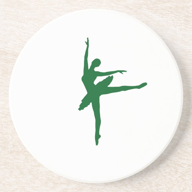 Ballerina Line Art Coaster (Front)
