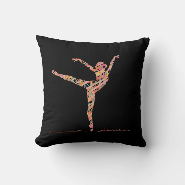Ballerina modern dancer cushion (Front)