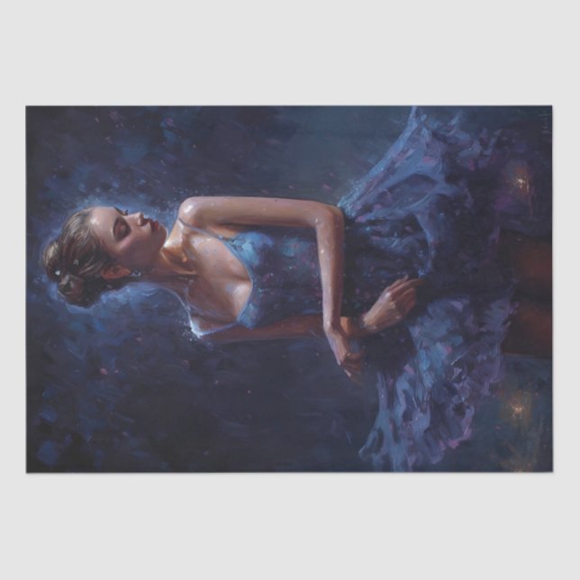Ballerina Moonlit Tissue Paper (Front)