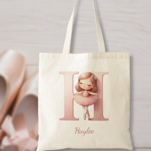 Ballerina Name Tote Bag