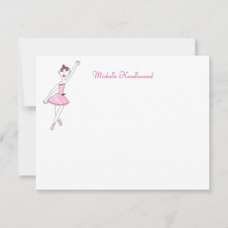 Ballerina Note Cards