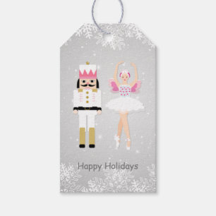 Ballerina & Nutckraker Christmas Gift tag