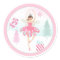 Ballerina Nutcracker Pink Girl Birthday Cupcake