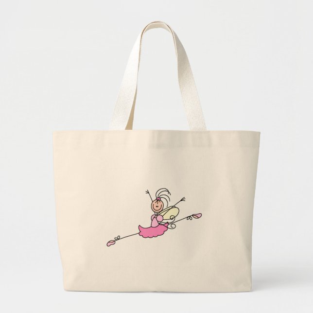 Ballerina One Stick Figure Bag (Front)