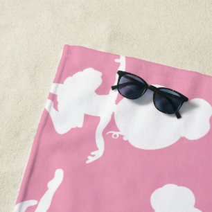 Ballerina Pattern, Ballet Girls, Ballet Dance Beach Towel