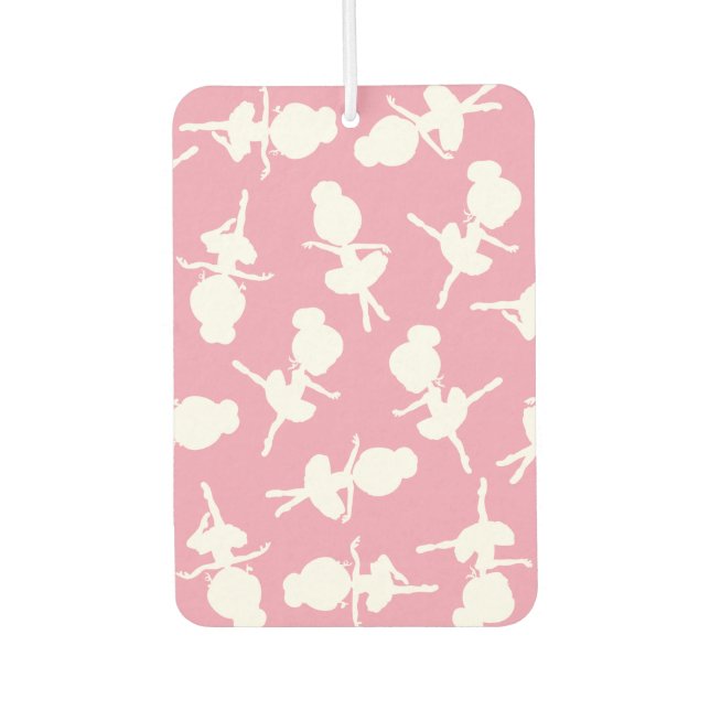 Ballerina Pattern, Ballet Girls, Ballet Dance Car Air Freshener (Front)