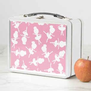 Ballerina Pattern, Ballet Girls, Ballet Dance Metal Lunch Box