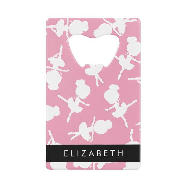 Ballerina Pattern, Ballet Girls, Dance, Your Name (Front)