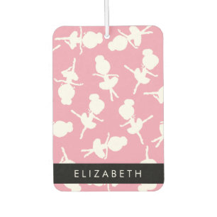 Ballerina Pattern, Ballet Girls, Dance, Your Name Car Air Freshener