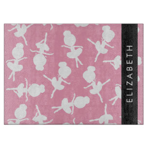 Ballerina Pattern, Ballet Girls, Dance, Your Name Cutting Board