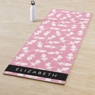 Ballerina Pattern, Ballet Girls, Dance, Your Name Yoga Mat