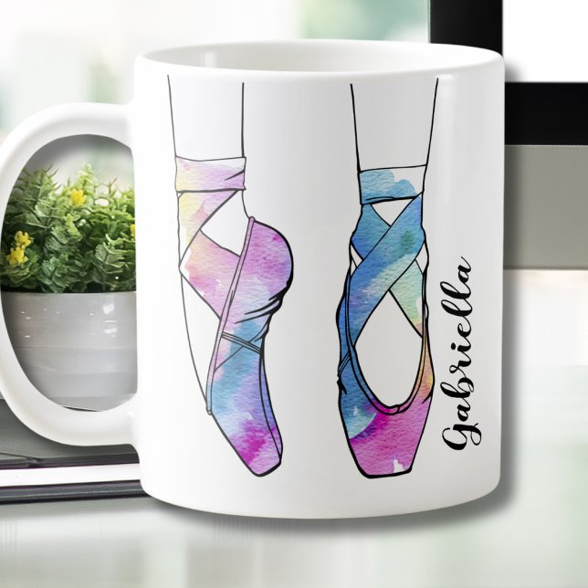 Ballerina Personalised Ballet Coffee Mug (Creator Uploaded)