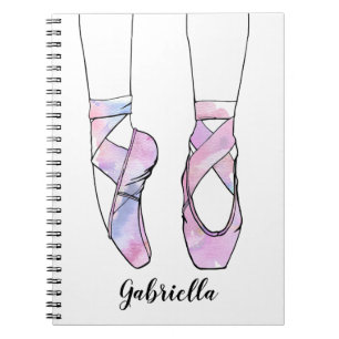 Ballerina Personalised Ballet Notebook