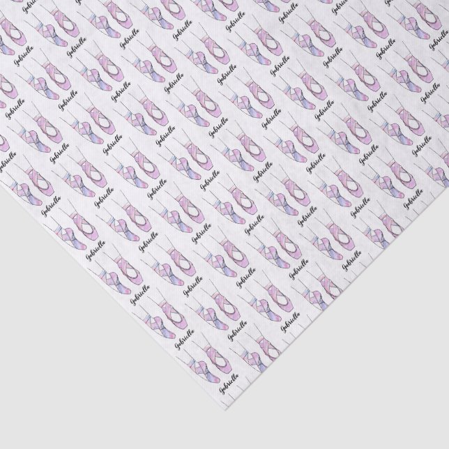 Ballerina Personalised Ballet Tissue Paper (Detail)