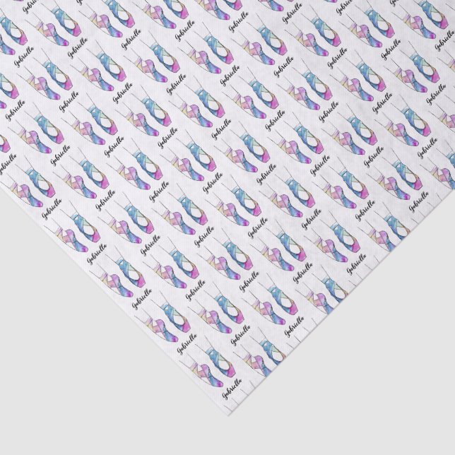 Ballerina Personalised Ballet Tissue Paper (Detail)